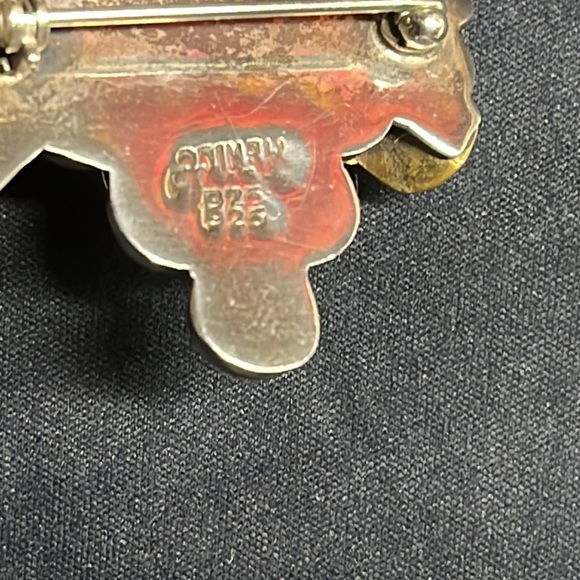 sterling silver grape pin - Picture 5 of 8